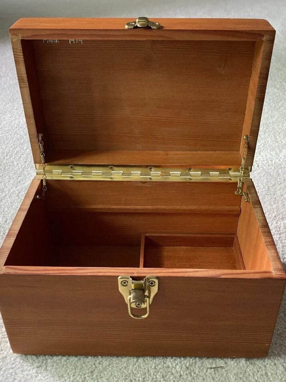 Vintage Wooden Jewelry Box